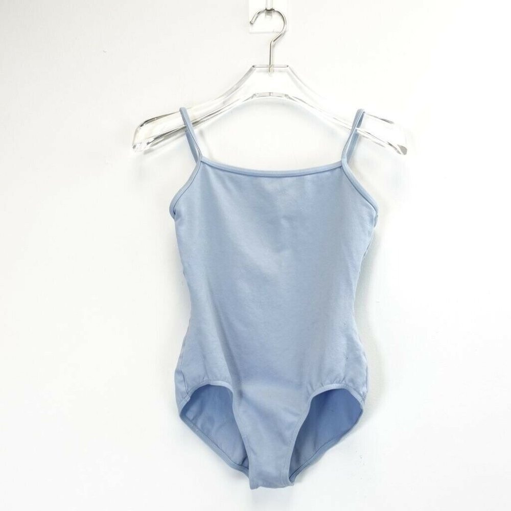 Leotard Girls MEDIUM Light Blue One Piece Ballet Swan Dancewear Dancing MIRELLA